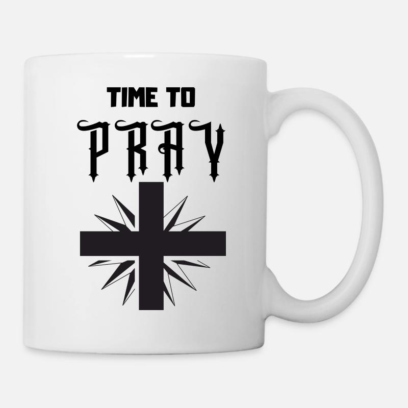 Il est temps de prier - Mug blanc - blanc