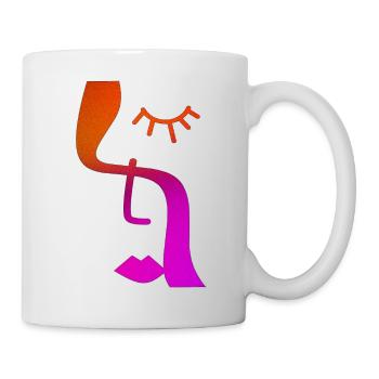 Mode Mignon Vintage Style Trendy 90s Funny Vogue - Mug blanc - blanc - Droite