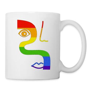 Mode Mignon Style Vintage Tendance des années 90 Drôle Vogue - Mug blanc - blanc - Droite