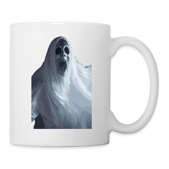 Fantôme Halloween Horreur Effrayant - Mug blanc - blanc - Droite