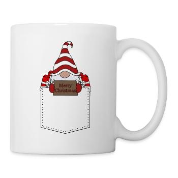 Wichtel - Tasse - Weiß - Rechts