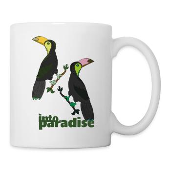 Tukan Into Paradise - Mug - white - Right