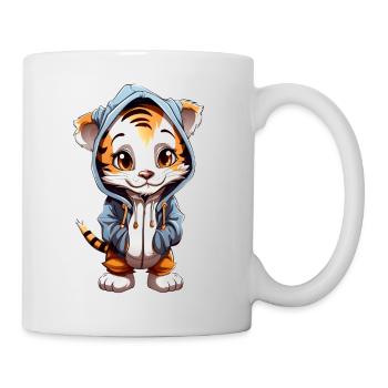 Cooler Baby Tiger - Tasse - Weiß - Rechts
