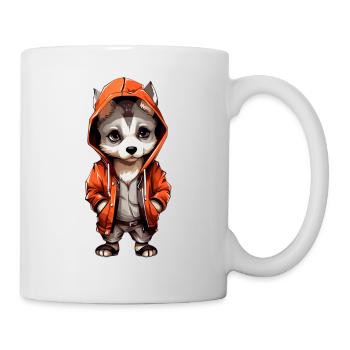 Cooler Baby Hundewelpe - Tasse - Weiß - Rechts