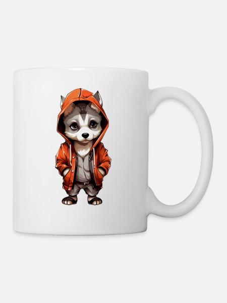 Cooler Baby Hundewelpe - Tasse - Weiß
