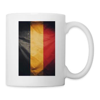Drapeau « Belgique » - Mug blanc - blanc - Droite