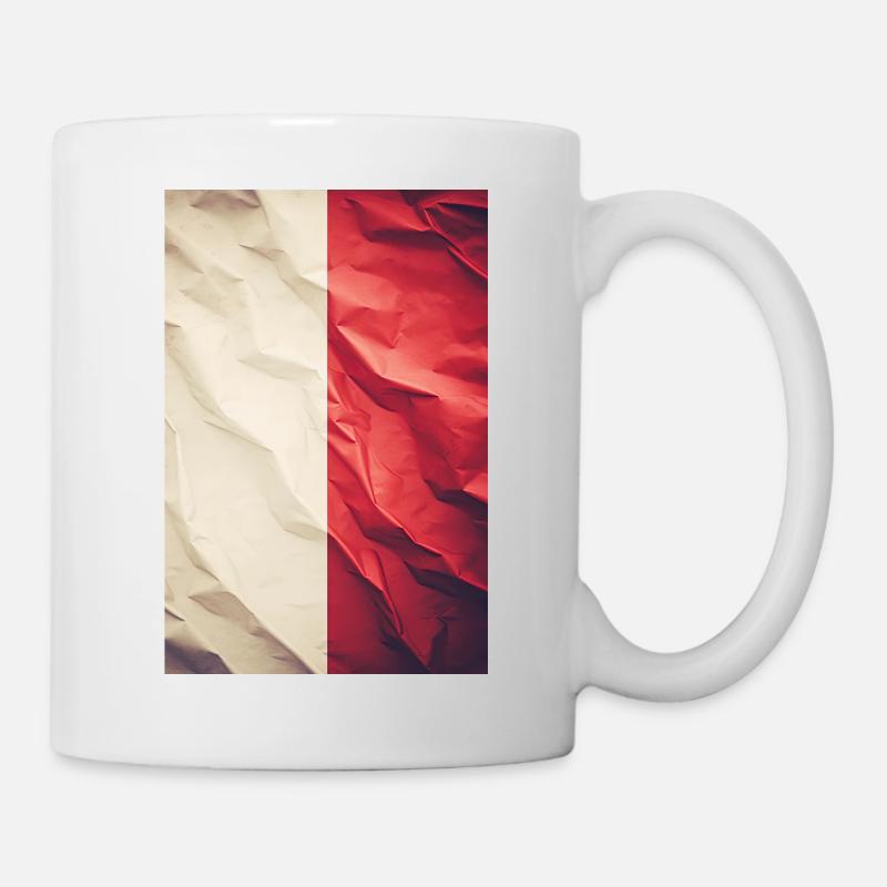 Drapeau « Malte » - Mug blanc - blanc