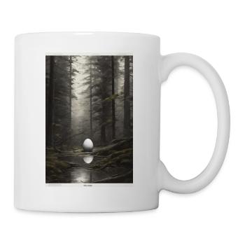 The egg in the forest Two - Mug - white - Right