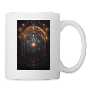 Sternenstaub-Sanduhr - Tasse - Weiß - Rechts