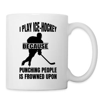 Joueur de hockey sur glace Fan de hockey sur glace Équipe de hockey sur glace - Mug blanc - blanc - Droite