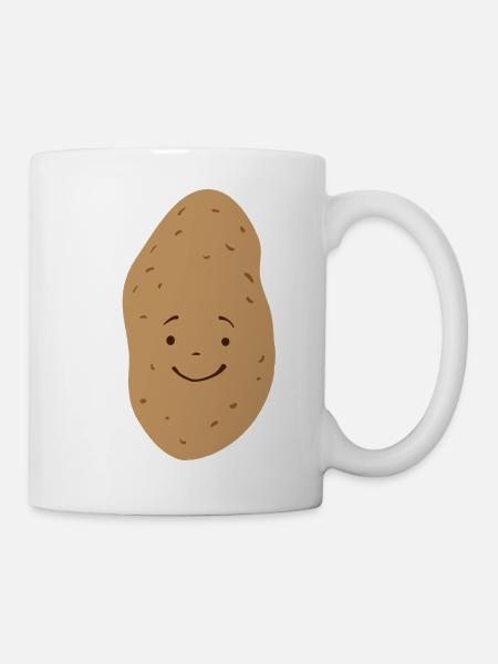 Funny Patato lustige Kartoffel - Tasse - Weiß