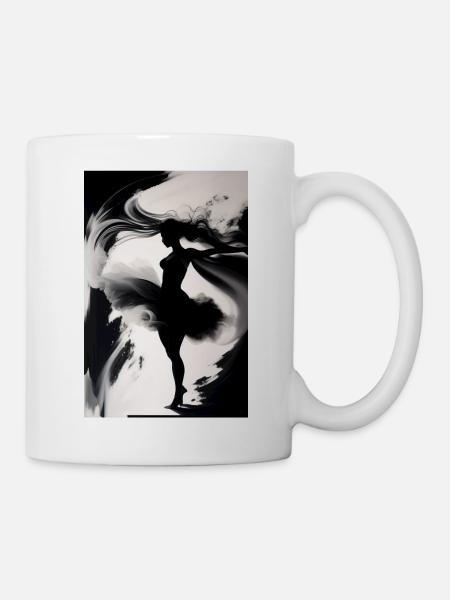 Tänzerin - Tasse - Weiß