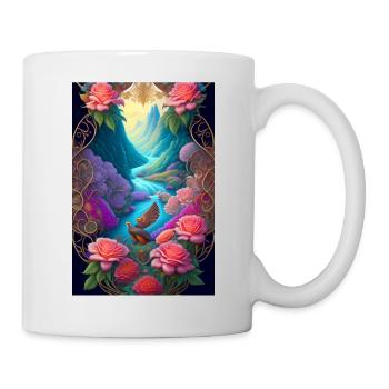 Le Paradis enchanteur (Jones) - Mug blanc - blanc - Droite