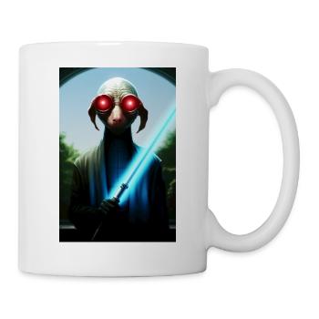 La lumière - Mug blanc - blanc - Droite