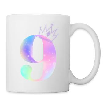 9th anniversary rainbow - Mug - white - Right