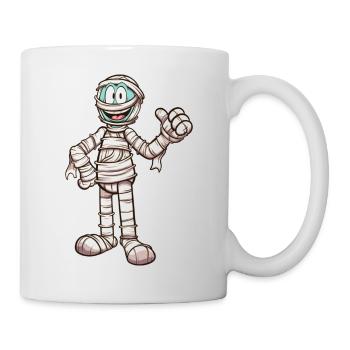 Cartoon Mummy - Mug - white - Right