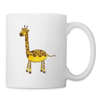 Girafe Mignon Enfants Cadeau Safari Afrique Zoo - Mug blanc - blanc - Droite