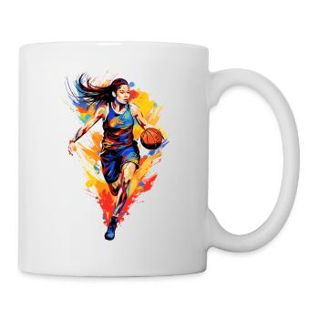 Basketball Women Basketball Player - Mug - white - Right