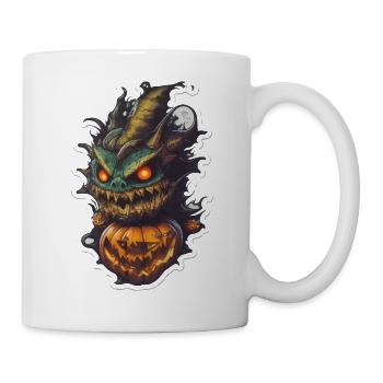 Helloween Pumpkin Monster - Mug - white - Right