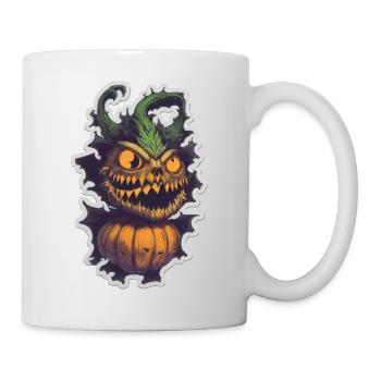 Helloween Pumpkin Monster - Mug - white - Right