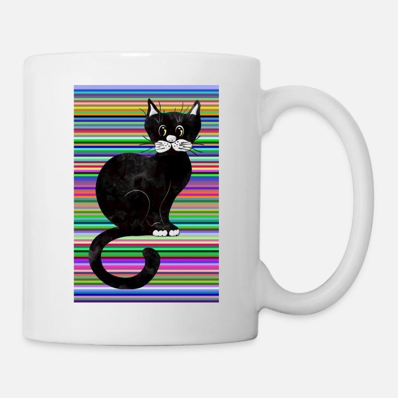 Katze - Tasse - Weiß