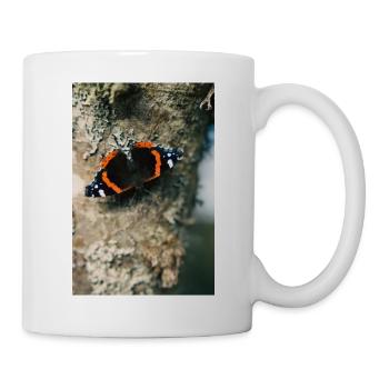Schmetterling - Tasse - Weiß - Rechts