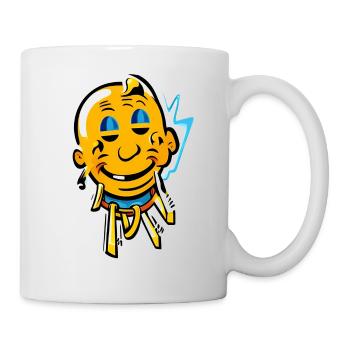 lächle Zombie - Tasse - Weiß - Rechts