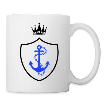 Anchor coat of arms - Mug - white - Right