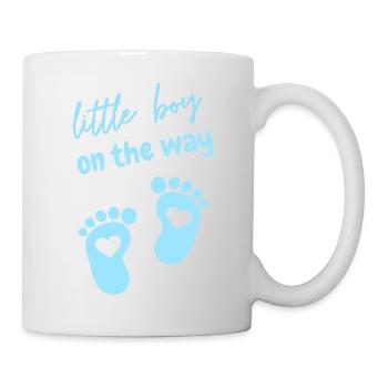 little boy on the way - Mug - white - Right