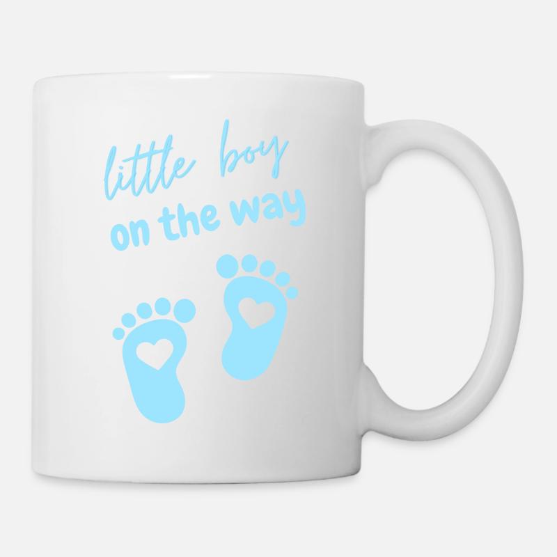 Petit garçon en route - Mug blanc - blanc