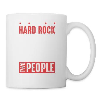 liebe hardrock - Tasse - Weiß - Rechts