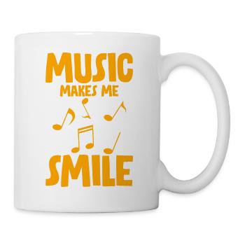 Music Makes Me Smile 2 - Mug - white - Right
