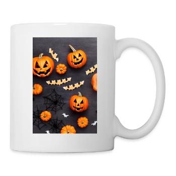 Halloween pumpkin - Mug - white - Right