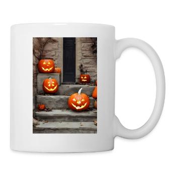 Halloween pumpkin - Mug - white - Right