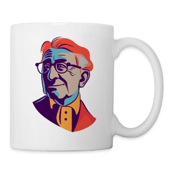 Jürgen Habermas - Mug blanc - blanc - Droite