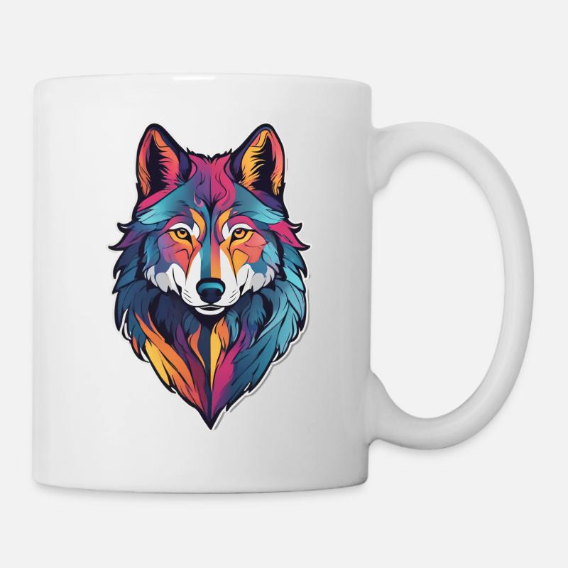 Wolf - Mug - white