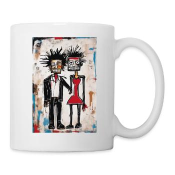 Colorful Geometric Love - Mug - white - Right