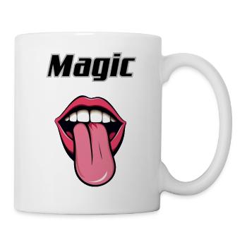 Magische Zunge - Tasse - Weiß - Rechts