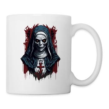 Nun Horror Halloween Creepy - Mug - white - Right