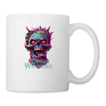 Soyez un zombie pour Halloween: T-shirts morts-vivants - Mug blanc - blanc - Droite