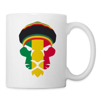 Lion Rasta - Mug blanc - blanc - Droite