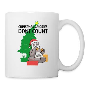 Christmas calories dont count, weihnachten - Tasse - Weiß - Rechts