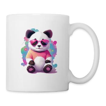 Panda - Tasse - Weiß - Rechts