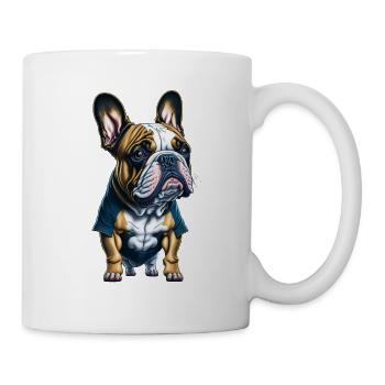 bouledogue français - Mug blanc - blanc - Droite
