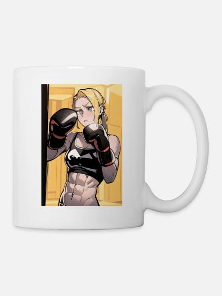 Boxer poster - Mug - white