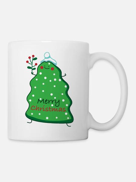 Christmas Tanne - Tasse - Weiß