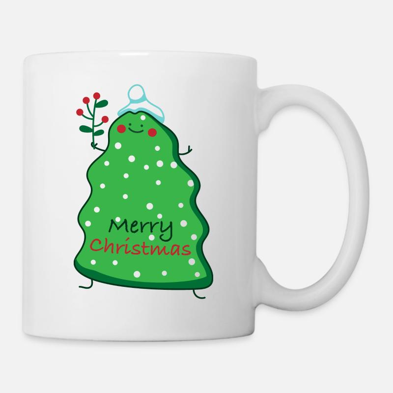 Christmas Tanne - Tasse - Weiß