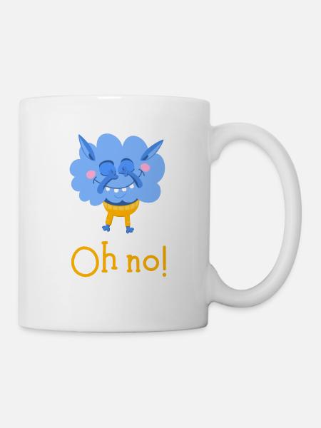 Oh no! - Tasse - Weiß