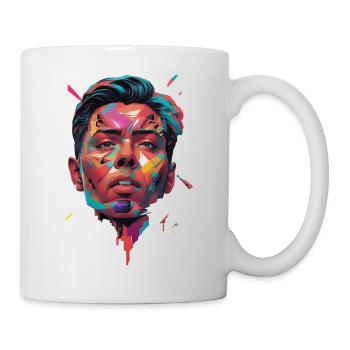 Latin - Tasse - Weiß - Rechts