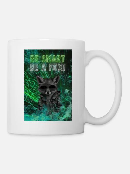 Be a Fox green - Mug - white